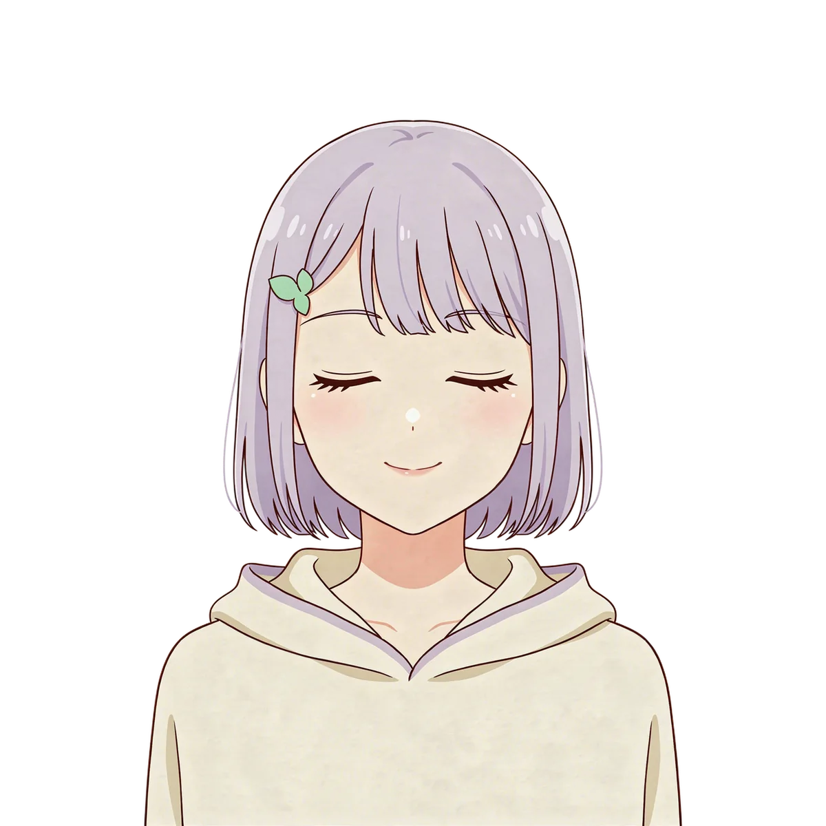 Matching lavender-haired PNGtuber with closed eyes and a resting mouth.