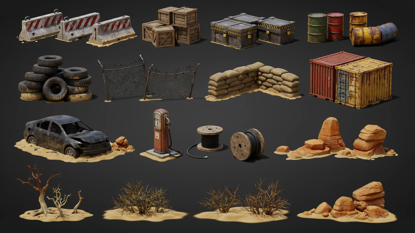 Outpost props