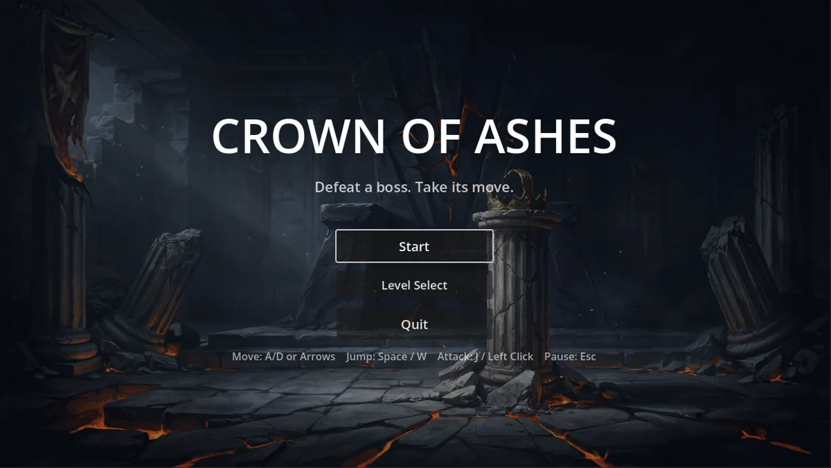 CROWN OF ASHES cover artwork