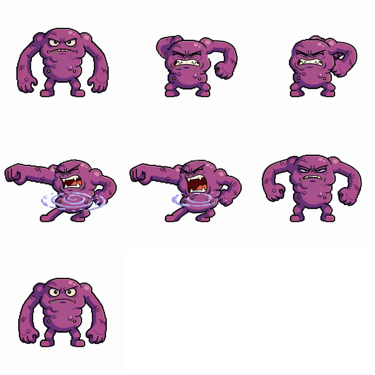 Alien generated sprite sheet