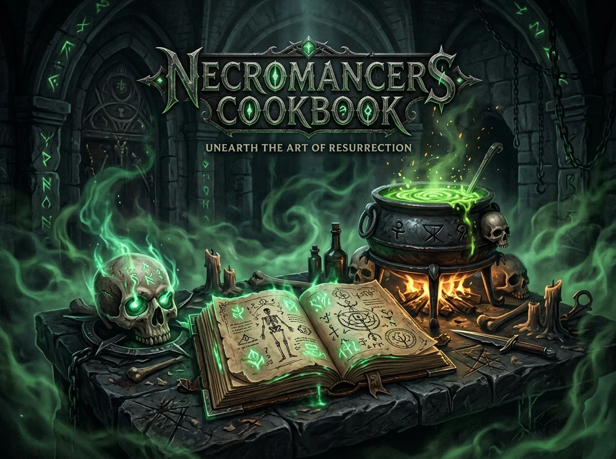 Necromancer's Cookbook cover artwork