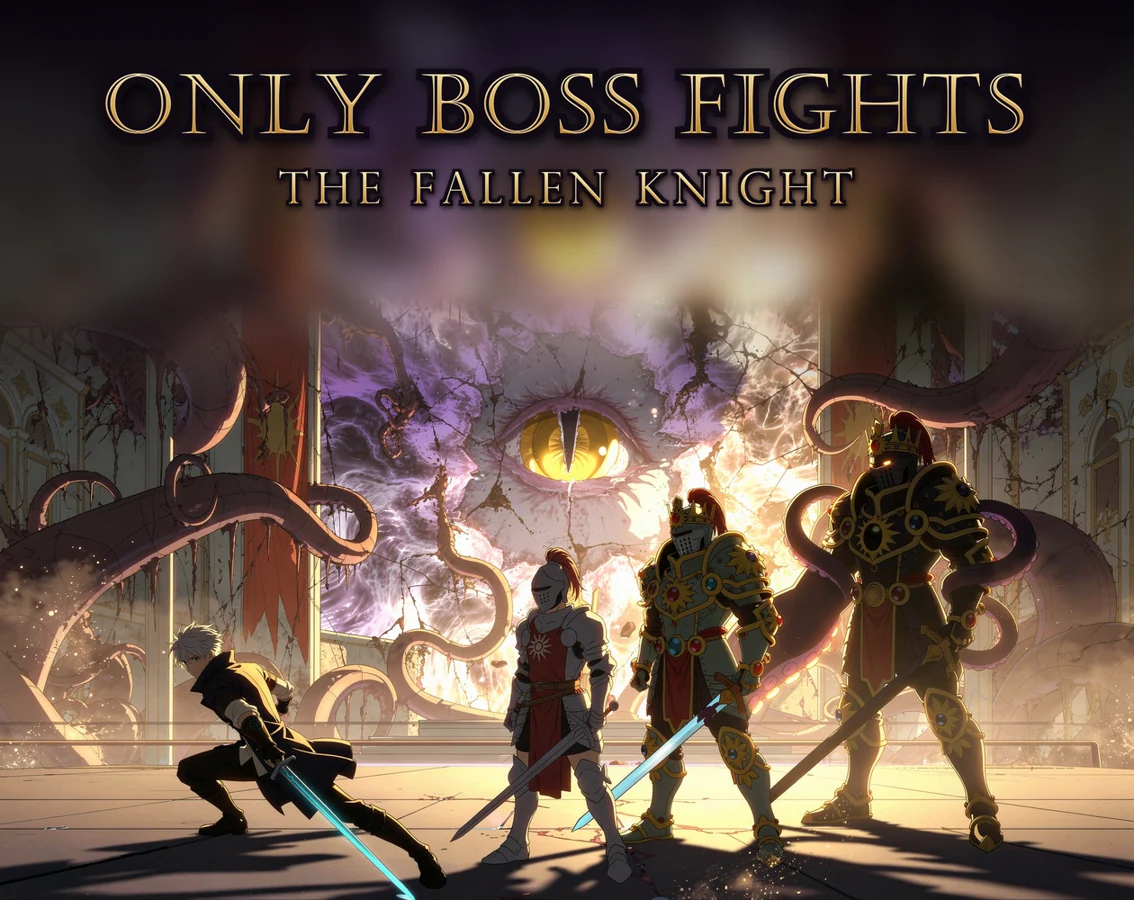Only Boss Fights: The Fallen Knight cover artwork