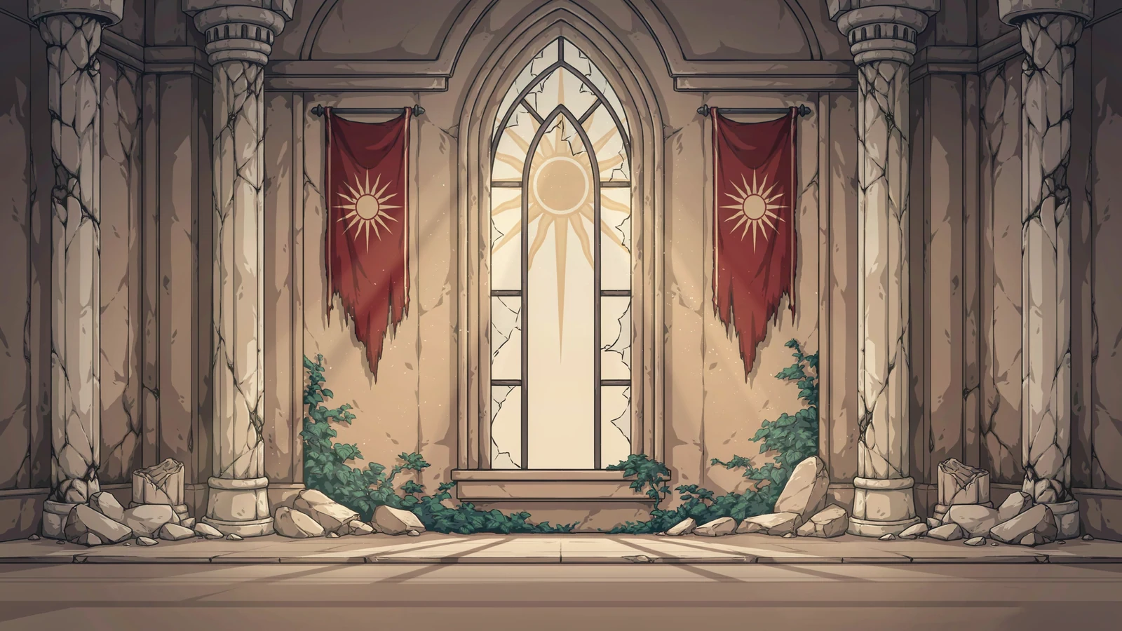 Ruined hall