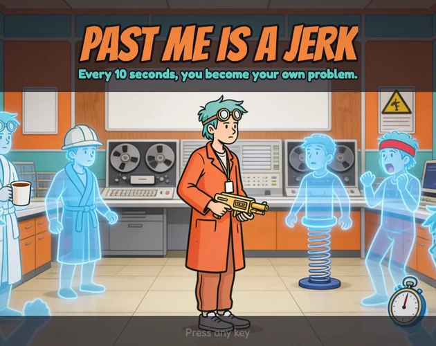 PAST ME IS A JERK cover artwork