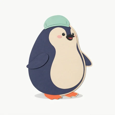 Penguin reference artwork for Tubby Spring