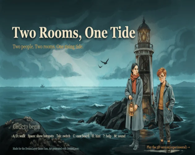 Two Rooms, One Tide cover artwork