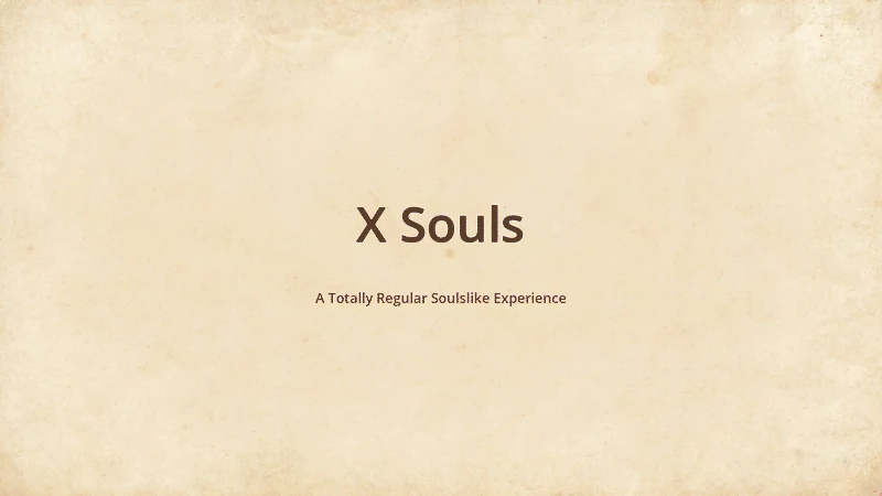 X Souls cover artwork