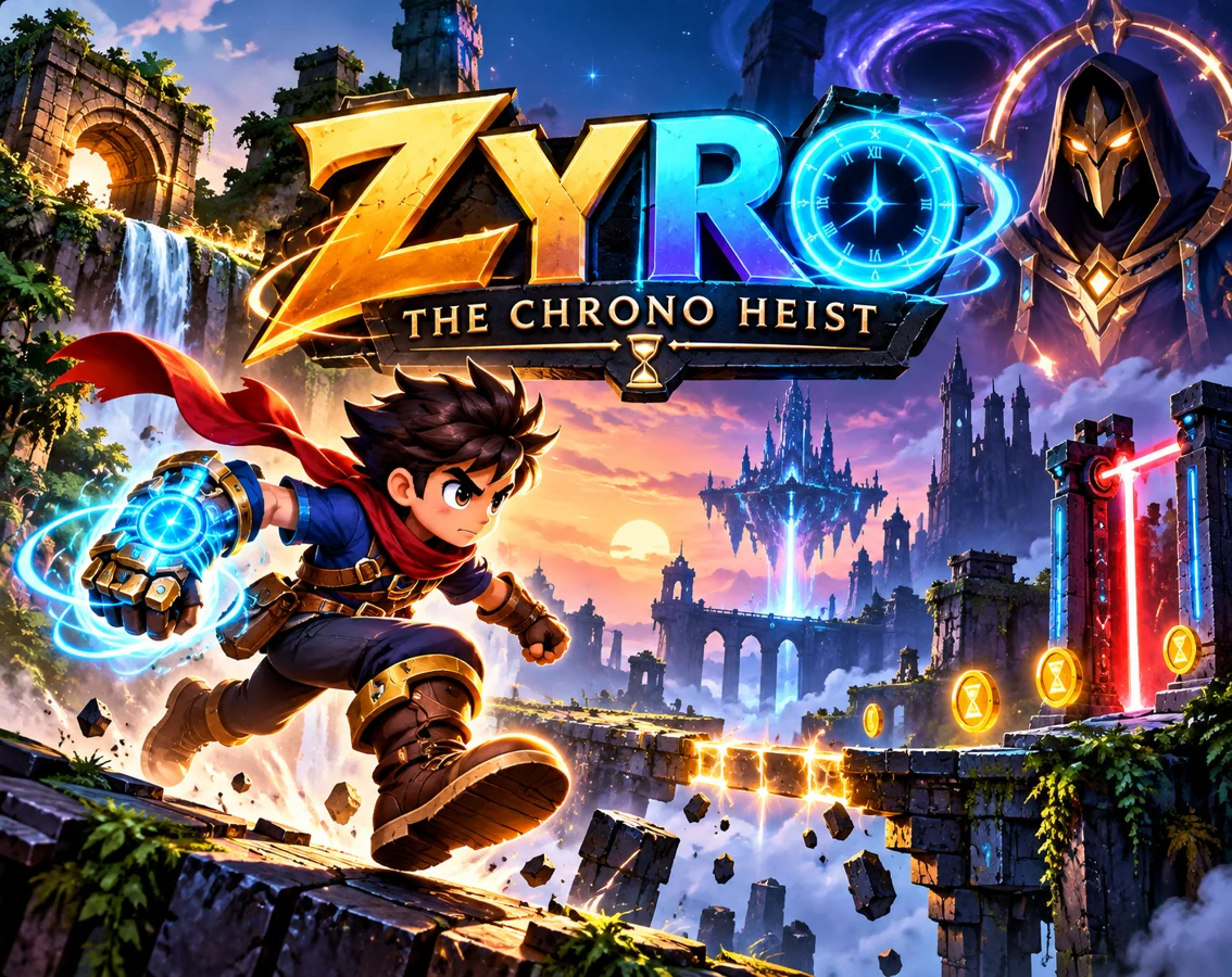 ZYRO: THE CHRONO HEIST cover artwork