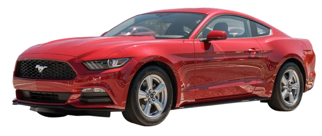 Cutout version of the Mustang