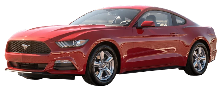 Cutout version of the Mustang