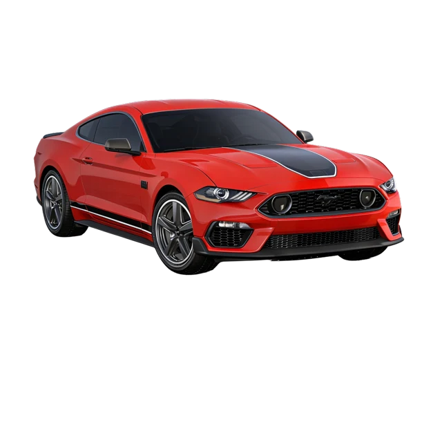 Cutout version of the Mustang