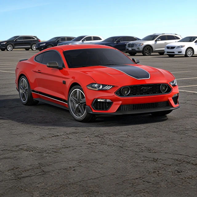Parking version of the Mustang